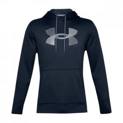 UNDER ARMOUR FELPA CON CAPPUCCIO ARMOUR FLEECE LOGO Blu