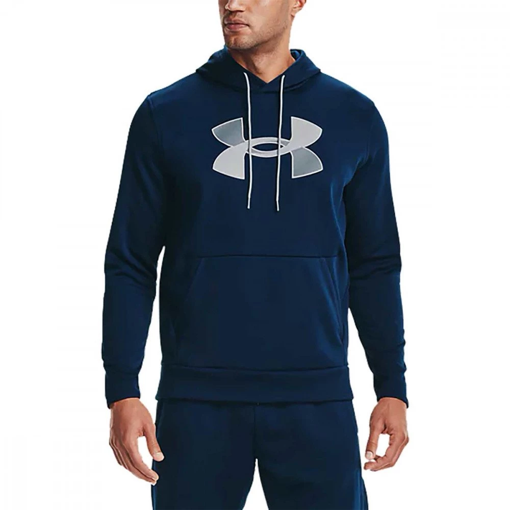 UNDER ARMOUR FELPA CON CAPPUCCIO ARMOUR FLEECE LOGO Blu 3 UNDER ARMOUR FELPA CON CAPPUCCIO ARMOUR FLEECE LOGO Blu - immagine 3