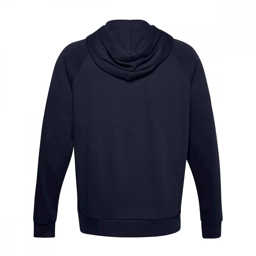 UNDER ARMOUR FELPA CON CAPPUCCIO RIVAL FLEECE BIG LOGO Blu - immagine 2