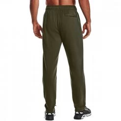 UNDER ARMOUR PANTALONI RIVAL FLEECE Verde -Negozio online TRAINING E PALESTRA Italia 2022 under armour 1357129 pantaloni rival fleece abbigliamento training e palestra uomo 044415601 390 4