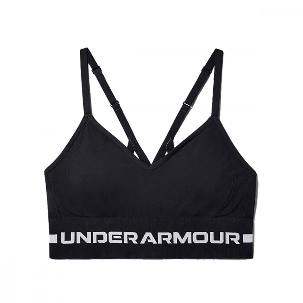 UNDER ARMOUR REGGISENO SEAMLESS LOW LONG Nero 1 UNDER ARMOUR REGGISENO SEAMLESS LOW LONG Nero