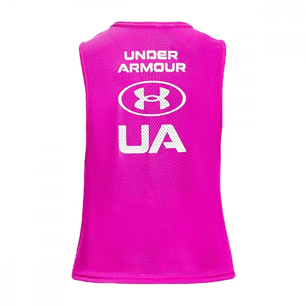 UNDER ARMOUR CANOTTA HEATGEAR® ARMOUR MUSCLE MESH DONNA Fucsia - immagine 2