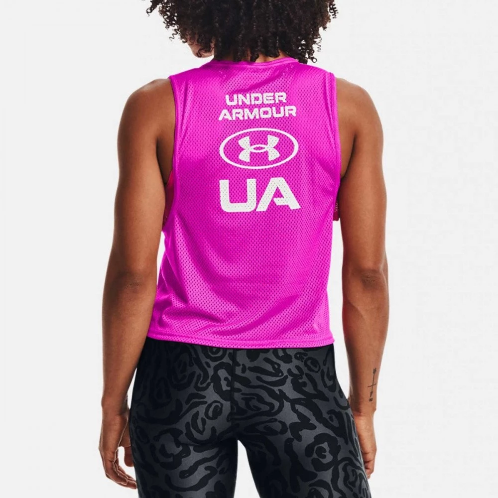 UNDER ARMOUR CANOTTA HEATGEAR® ARMOUR MUSCLE MESH DONNA Fucsia - immagine 4