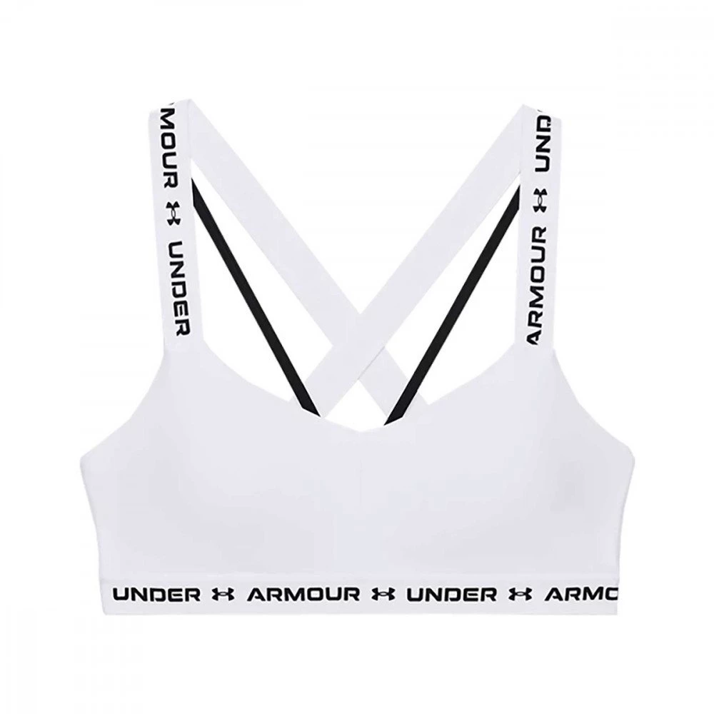 UNDER ARMOUR REGGISENO HEATGEAR® CROSSBACK LOW Bianco 1 UNDER ARMOUR REGGISENO HEATGEAR® CROSSBACK LOW Bianco
