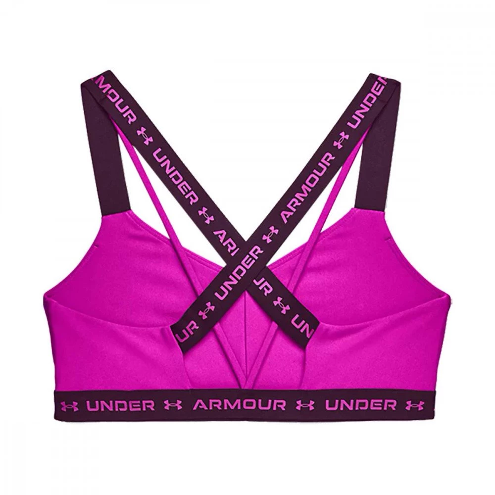 UNDER ARMOUR REGGISENO HEATGEAR® CROSSBACK LOW Fucsia 2 UNDER ARMOUR REGGISENO HEATGEAR® CROSSBACK LOW Fucsia - immagine 2