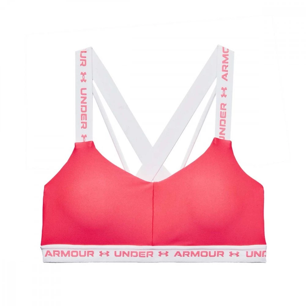 UNDER ARMOUR REGGISENO HEATGEAR® CROSSBACK LOW Rosa 1 UNDER ARMOUR REGGISENO HEATGEAR® CROSSBACK LOW Rosa