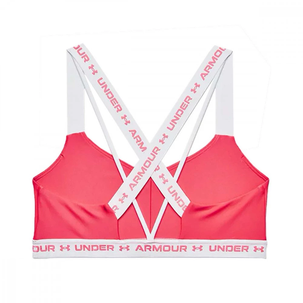 UNDER ARMOUR REGGISENO HEATGEAR® CROSSBACK LOW Rosa 2 UNDER ARMOUR REGGISENO HEATGEAR® CROSSBACK LOW Rosa - immagine 2