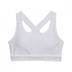 UNDER ARMOUR REGGISENO HEATGEAR® CROSSBACK MID Bianco
