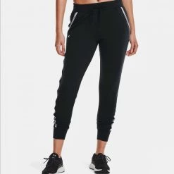 UNDER ARMOUR PANTALONI RIVAL TERRY TAPED DONNA Nero -Negozio online TRAINING E PALESTRA Italia 2022 under armour 1361095 pantaloni rival terry taped donna abbigliamento training e palestra donna 042875701 001 3