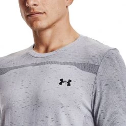UNDER ARMOUR T-SHIRT SEAMLESS Grigio -Negozio online TRAINING E PALESTRA Italia 2022 under armour 1361131 t shirt seamless abbigliamento training e palestra uomo 044898001 011 5