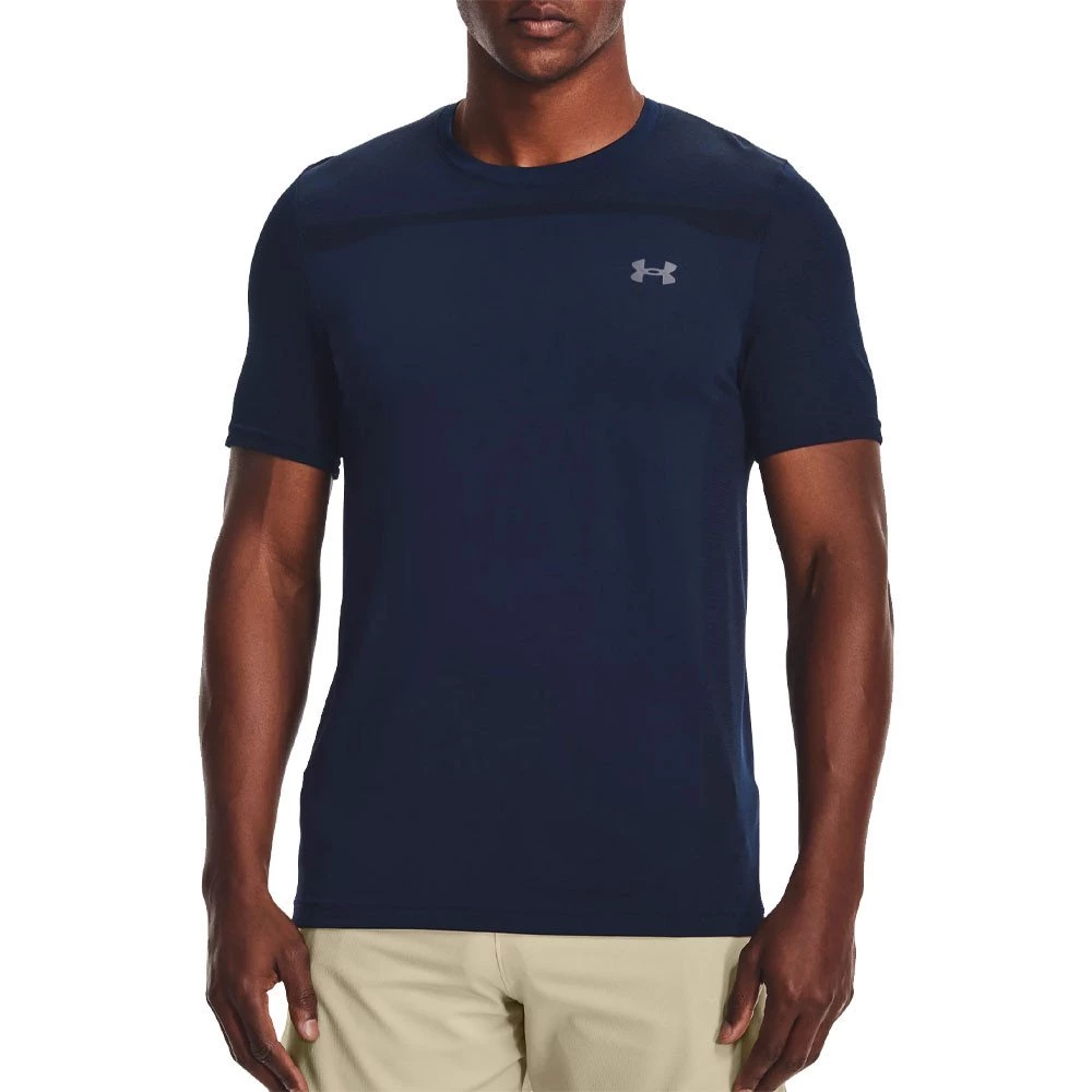 UNDER ARMOUR T-SHIRT SEAMLESS Blu 3 UNDER ARMOUR T-SHIRT SEAMLESS Blu - immagine 3