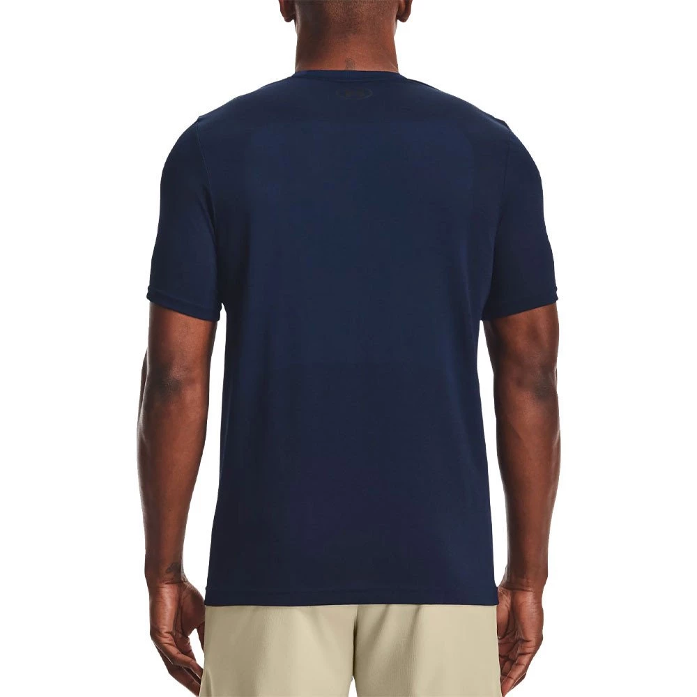 UNDER ARMOUR T-SHIRT SEAMLESS Blu 4 UNDER ARMOUR T-SHIRT SEAMLESS Blu - immagine 4