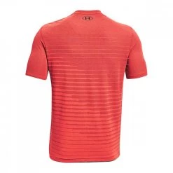 UNDER ARMOUR T-SHIRT SEAMLESS FADE Rosso -Negozio online TRAINING E PALESTRA Italia 2022 under armour 1361133 t shirt seamless fade abbigliamento training e palestra uomo 042860901 690 2