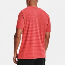 UNDER ARMOUR T-SHIRT SEAMLESS FADE Rosso -Negozio online TRAINING E PALESTRA Italia 2022 under armour 1361133 t shirt seamless fade abbigliamento training e palestra uomo 042860901 690 4