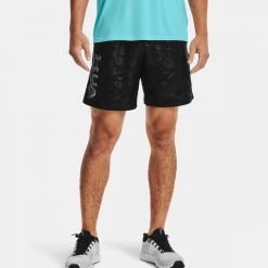 UNDER ARMOUR SHORT WOVEN EMBOSS Nero -Negozio online TRAINING E PALESTRA Italia 2022 under armour 1361432 short woven emboss abbigliamento training e palestra uomo 042861101 001 3