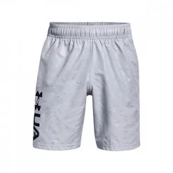 UNDER ARMOUR SHORT WOVEN EMBOSS Grigio