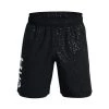 UNDER ARMOUR SHORT WOVEN EMBOSS Nero
