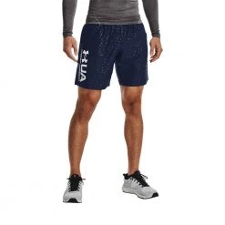 UNDER ARMOUR SHORT WOVEN EMBOSS Blu -Negozio online TRAINING E PALESTRA Italia 2022 under armour 1361432 short woven emboss abbigliamento training e palestra uomo 044898901 409 3