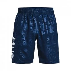 UNDER ARMOUR SHORT WOVEN EMBOSS Blu
