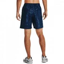 UNDER ARMOUR SHORT WOVEN EMBOSS Blu -Negozio online TRAINING E PALESTRA Italia 2022 under armour 1361432 ua woven emboss shorts abbigliamento training e palestra uomo 043981001 408 4