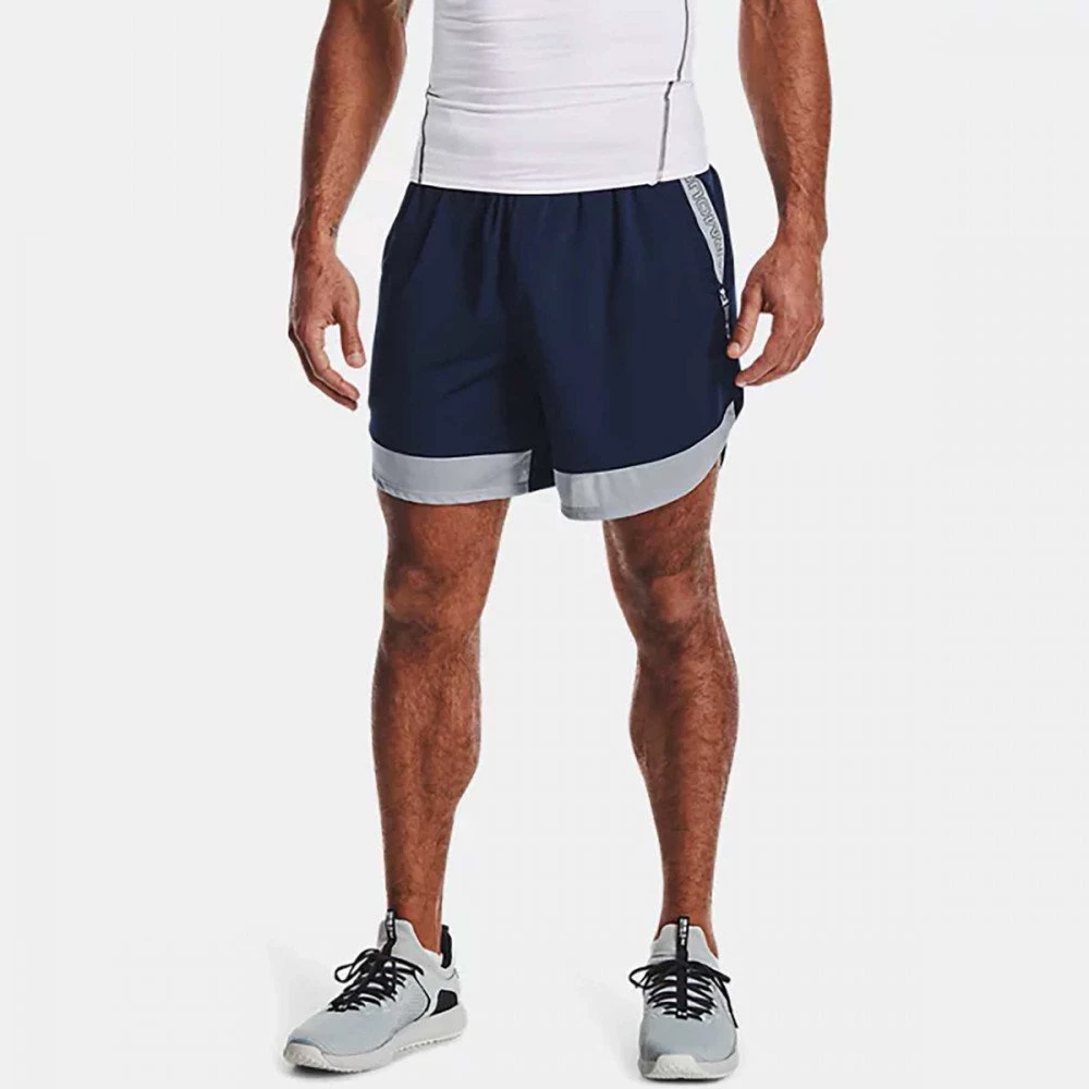 UNDER ARMOUR SHORT TRAIN STRETCH WORDMARK Blu - immagine 3