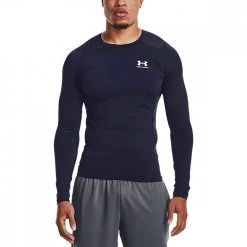 UNDER ARMOUR MAGLIA MANICA LUNGA HEATGEAR® COMPRESSION Blu -Negozio online TRAINING E PALESTRA Italia 2022 under armour 1361524 ua hg armour comp ls abbigliamento training e palestra uomo 043981501 410 3