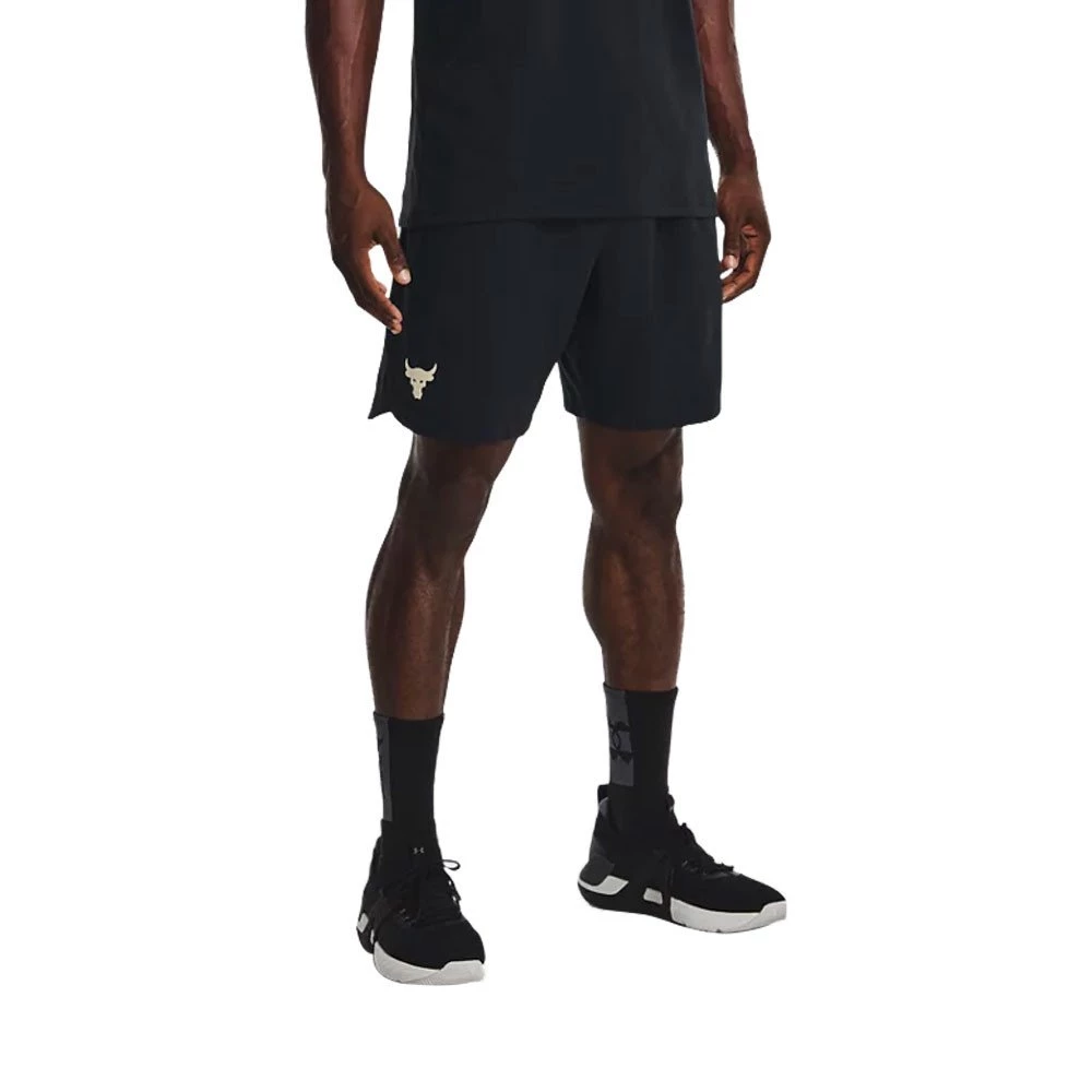 UNDER ARMOUR SHORT WOVEN PROJECT ROCK Nero 3 UNDER ARMOUR SHORT WOVEN PROJECT ROCK Nero - immagine 3