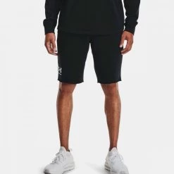 UNDER ARMOUR SHORT RIVAL TERRY Nero -Negozio online TRAINING E PALESTRA Italia 2022 under armour 1361631 short rival terry abbigliamento training e palestra uomo 042864001 001 3