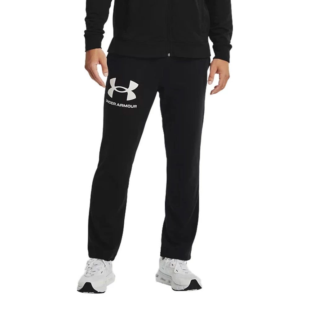 UNDER ARMOUR PANTALONI RIVAL TERRY Nero 3 UNDER ARMOUR PANTALONI RIVAL TERRY Nero - immagine 3