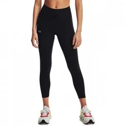 UNDER ARMOUR LEGGINGS MERIDIAN RIB DONNA Nero -Negozio online TRAINING E PALESTRA Italia 2022 under armour 1365801 meridian rib wb ankle leg abbigliamento training e palestra donna 044068601 001 3