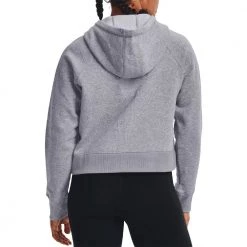 UNDER ARMOUR RIVAL FLEECE MESH HOODIE -Negozio online TRAINING E PALESTRA Italia 2022 under armour 1365844 rival fleece mesh hoodie abbigliamento training e palestra donna 045479301 035 4