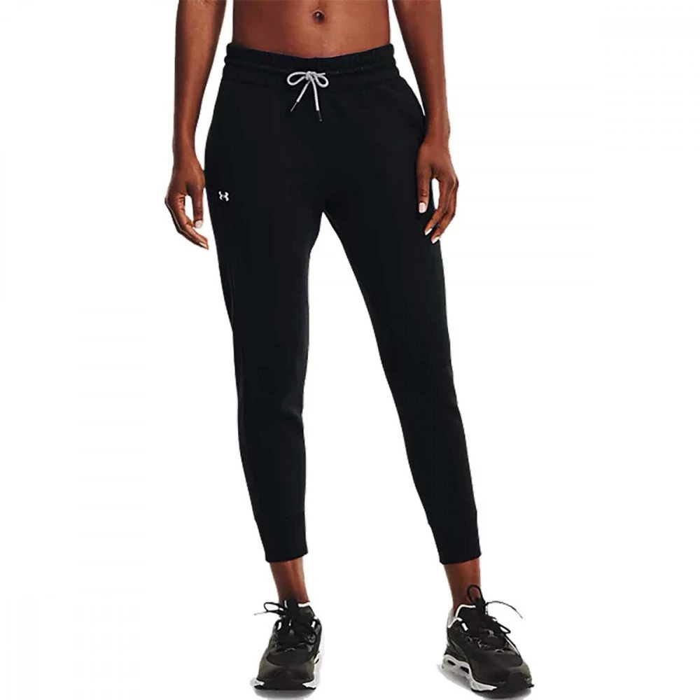 UNDER ARMOUR PANTALONI RIVAL FLEECE MESH DONNA Nero 3 UNDER ARMOUR PANTALONI RIVAL FLEECE MESH DONNA Nero - immagine 3