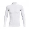UNDER ARMOUR MAGLIA MANICA LUNGA LUPETTO COLDGEAR® COMPRESSION Bianco