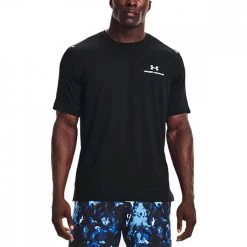 UNDER ARMOUR T-SHIRT UA RUSH™ ENERGY Nero -Negozio online TRAINING E PALESTRA Italia 2022 under armour 1366138 ua rush energy ss abbigliamento training e palestra uomo 043983401 001 3