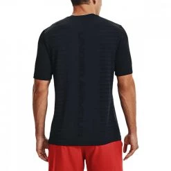 UNDER ARMOUR T-SHIRT SEAMLESS WORDMARK Nero -Negozio online TRAINING E PALESTRA Italia 2022 under armour 1366148 ua seamless wordmark ss abbigliamento training e palestra uomo 043984001 001 4