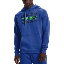 UNDER ARMOUR UA RIVAL FLC SIGNATURE HD -Negozio online TRAINING E PALESTRA Italia 2022 under armour 1366363 ua rival flc signature hd abbigliamento training e palestra uomo 045232601 432 3
