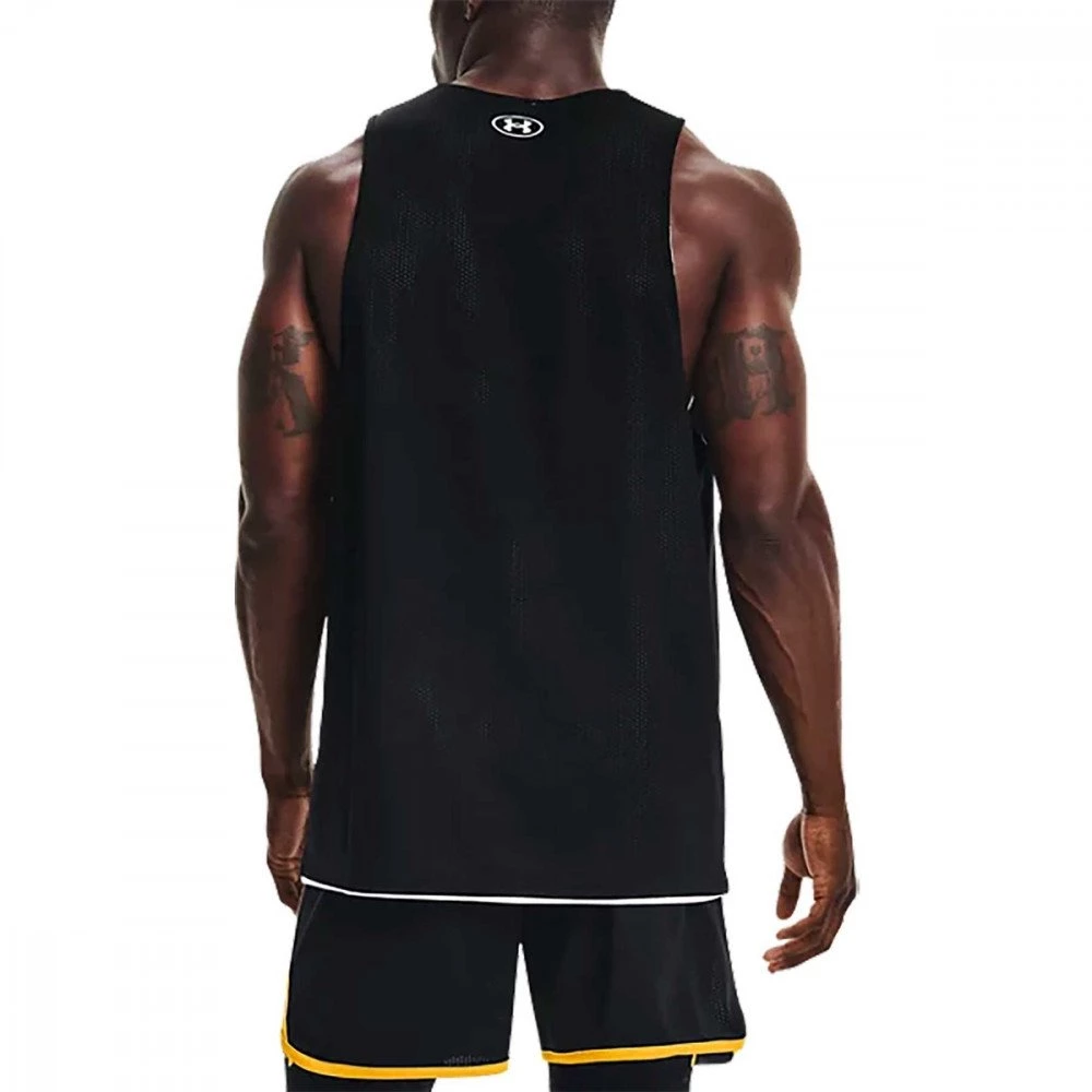 UNDER ARMOUR CANOTTA REVERSIBLE PROJECT ROCK Nero 4 UNDER ARMOUR CANOTTA REVERSIBLE PROJECT ROCK Nero - immagine 4