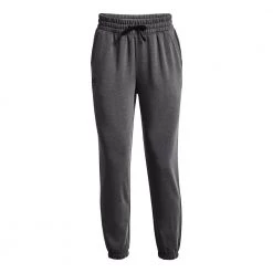 UNDER ARMOUR PANTALONI CON POLSINO RIVAL TERRY DONNA Grigio