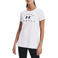 UNDER ARMOUR T-SHIRT TECH SOLID DONNA Bianco 7 UNDER ARMOUR T-SHIRT TECH SOLID DONNA Bianco -Negozio online TRAINING E PALESTRA Italia 2022 under armour 1369864 t shirt tech solid donna abbigliamento training e palestra donna 044942401 100 3