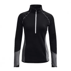 UNDER ARMOUR MAGLIA COOLDGEAR® MEZZA ZIP DONNA Nero