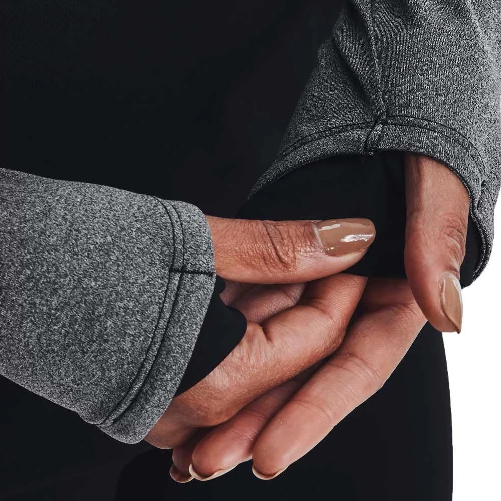 UNDER ARMOUR MAGLIA COOLDGEAR® MEZZA ZIP DONNA Nero 3 UNDER ARMOUR MAGLIA COOLDGEAR® MEZZA ZIP DONNA Nero - immagine 3