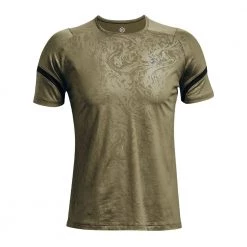 UNDER ARMOUR T-SHIRT RUSH 2.0 EMBOSS Verde