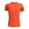 UNDER ARMOUR T-SHIRT RUSH 2.0 EMBOSS Arancio