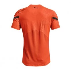 UNDER ARMOUR T-SHIRT RUSH 2.0 EMBOSS Arancio -Negozio online TRAINING E PALESTRA Italia 2022 under armour 1370318 t shirt rush 2 0 emboss abbigliamento training e palestra uomo 044902001 825 2