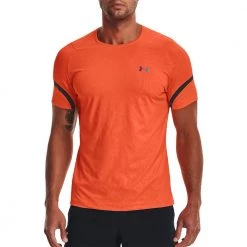 UNDER ARMOUR T-SHIRT RUSH 2.0 EMBOSS Arancio -Negozio online TRAINING E PALESTRA Italia 2022 under armour 1370318 t shirt rush 2 0 emboss abbigliamento training e palestra uomo 044902001 825 3
