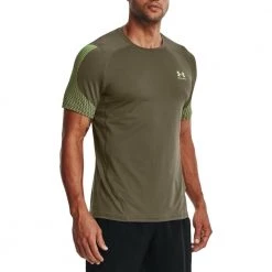 UNDER ARMOUR T-SHIRT HEATGEAR® FITTED Verde -Negozio online TRAINING E PALESTRA Italia 2022 under armour 1370323 t shirt hg fitted abbigliamento training e palestra uomo 044902301 361 3