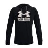 UNDER ARMOUR FELPA CON CAPPUCCIO LOGO RIVAL TERRY Nero