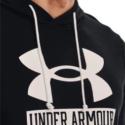 UNDER ARMOUR FELPA CON CAPPUCCIO LOGO RIVAL TERRY Nero -Negozio online TRAINING E PALESTRA Italia 2022 under armour 1370390 felpa cappuccio logo rival terry abbigliamento training e palestra uomo 044903901 001 5