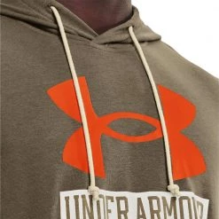 UNDER ARMOUR FELPA CON CAPPUCCIO LOGO RIVAL TERRY Verde -Negozio online TRAINING E PALESTRA Italia 2022 under armour 1370390 felpa cappuccio logo rival terry abbigliamento training e palestra uomo 044904001 361 5