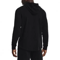 UNDER ARMOUR FELPA CON CAPPUCCIO PROJECT ROCK TERRY Nero -Negozio online TRAINING E PALESTRA Italia 2022 under armour 1370458 felpa con cappuccio project rock abbigliamento training e palestra uomo 044905601 001 4